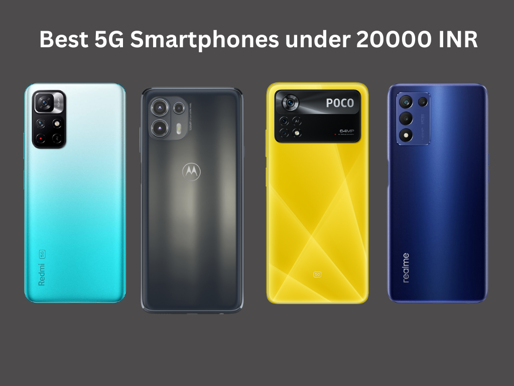 Best 5G smartphones under 20000 INR